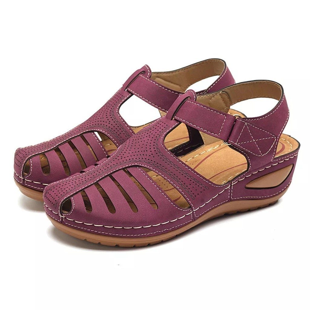 Mary® | Breathable Orthopedic Sandal With Low Heel And Correction Function