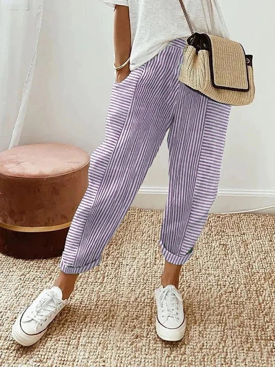 Sofia® | Striped trousers for women