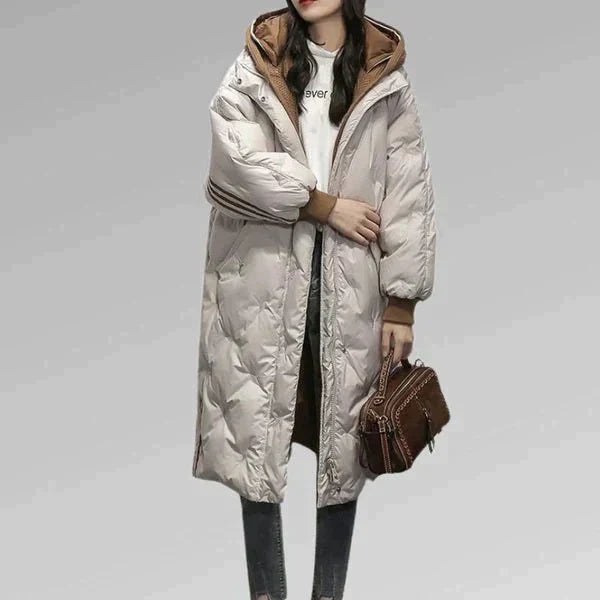 Flor® | Elegant long padded jacket