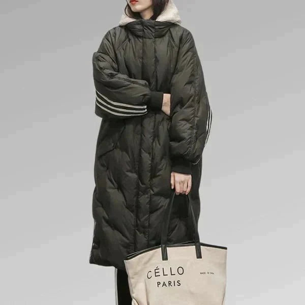 Flor® | Elegant long padded jacket