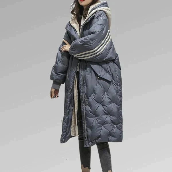 Flor® | Elegant long padded jacket