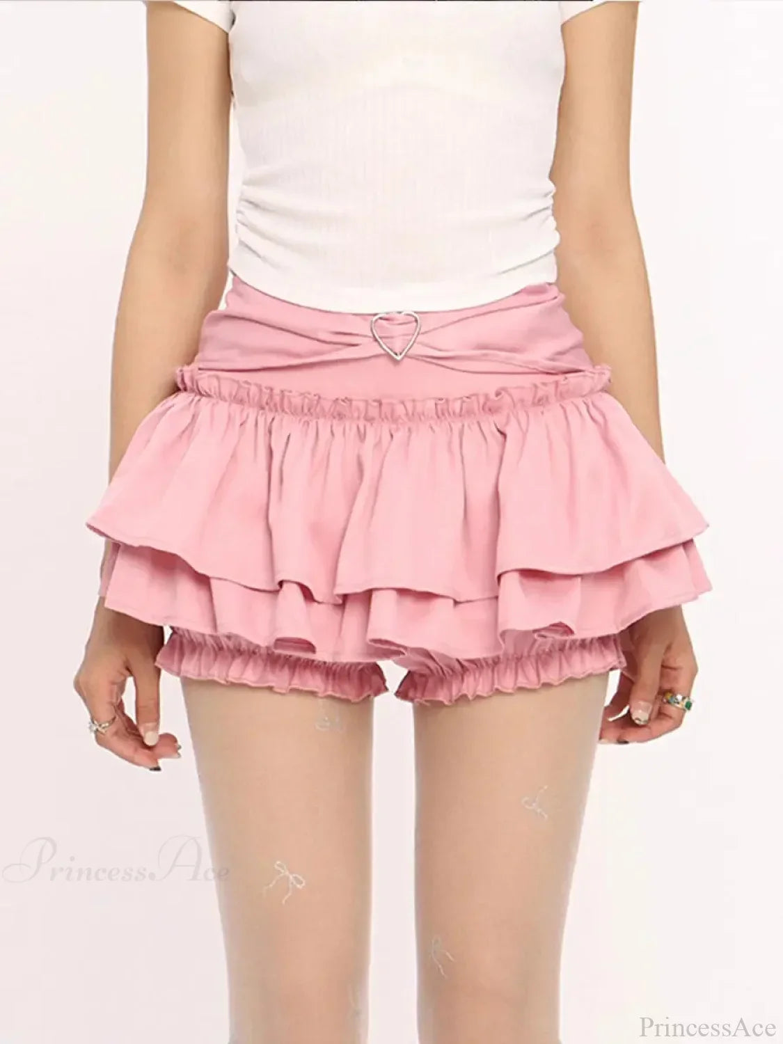 Ruffle Slim Cake Layer Skirt