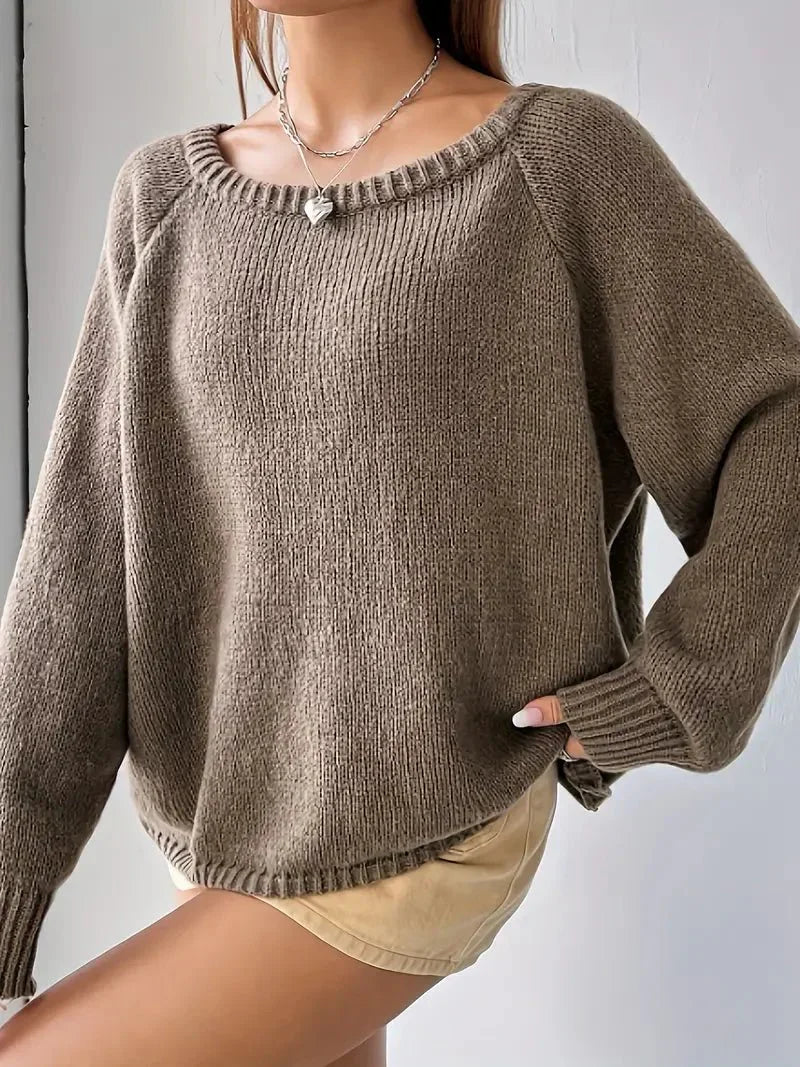 Oriana | Off-the-shoulder knit sweater