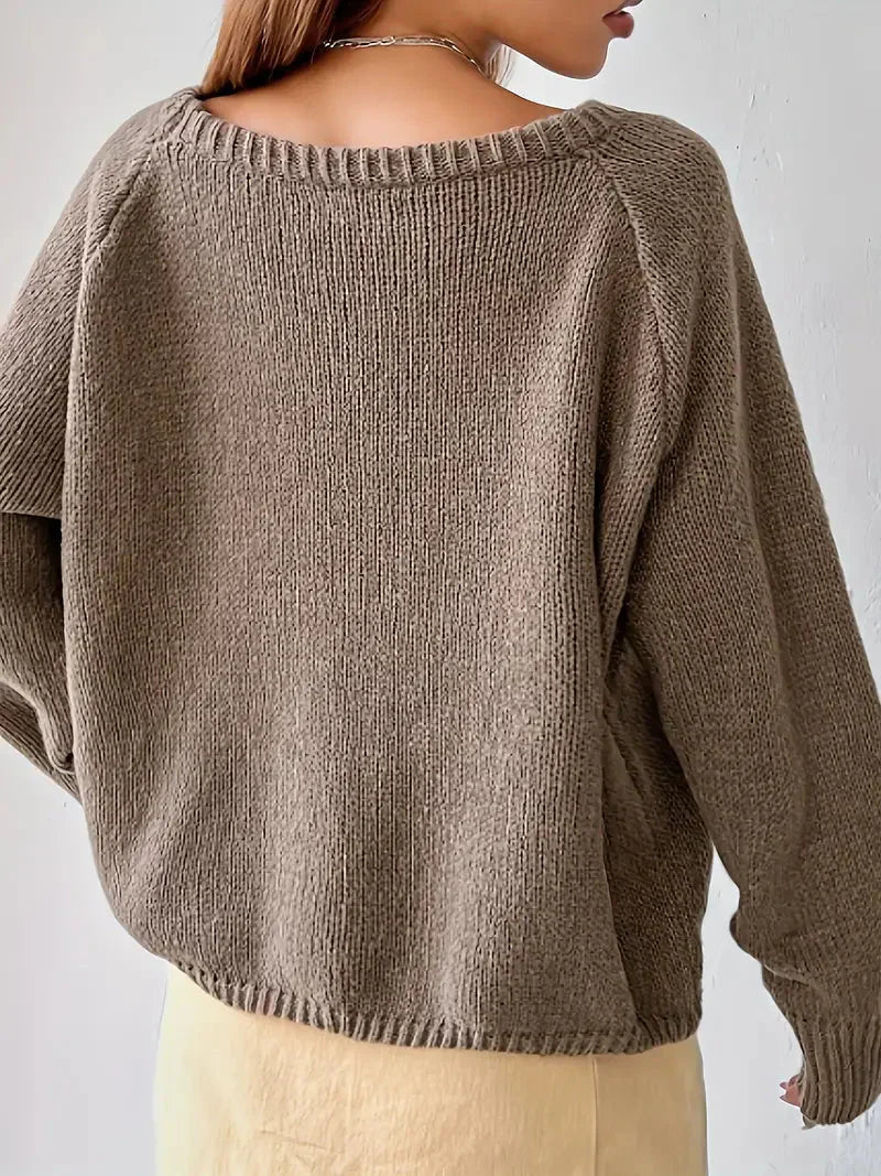 Oriana | Off-the-shoulder knit sweater