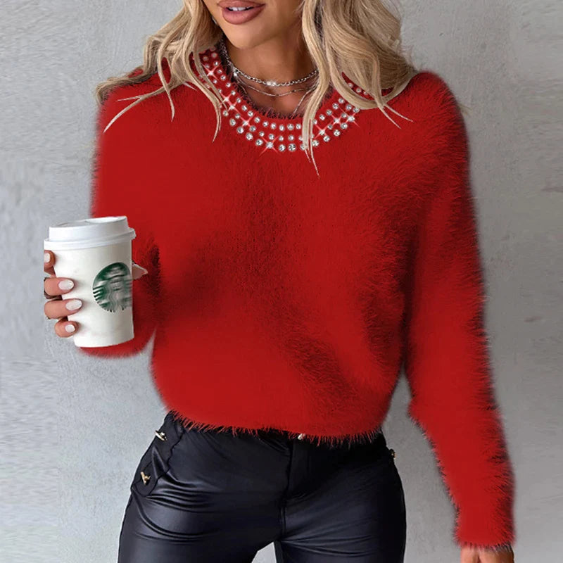 Elena® | Fluffy knitted sweater