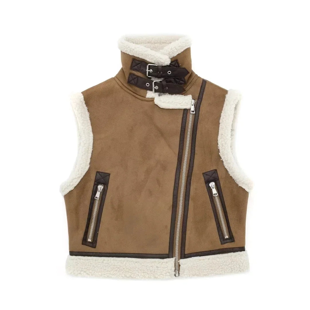 Clara® | Gilet zippe asymétrique for women