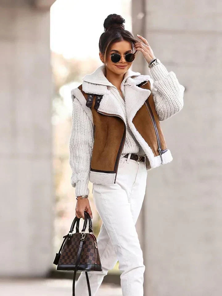 Guillermina® | Gilet zippe asymétrique for women