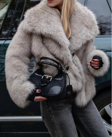 Adriana | SELENE LEATHER COAT