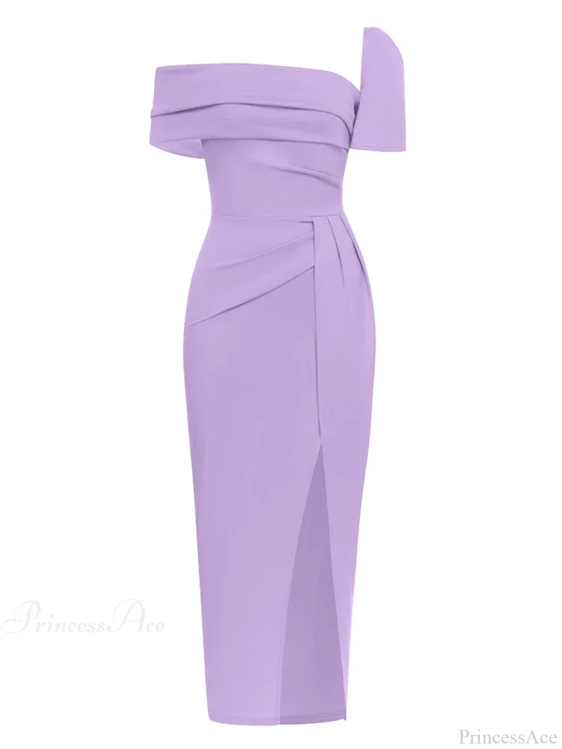 Sexy Square Collar Folds Design Long Dress Short Sleeves Party Dress
