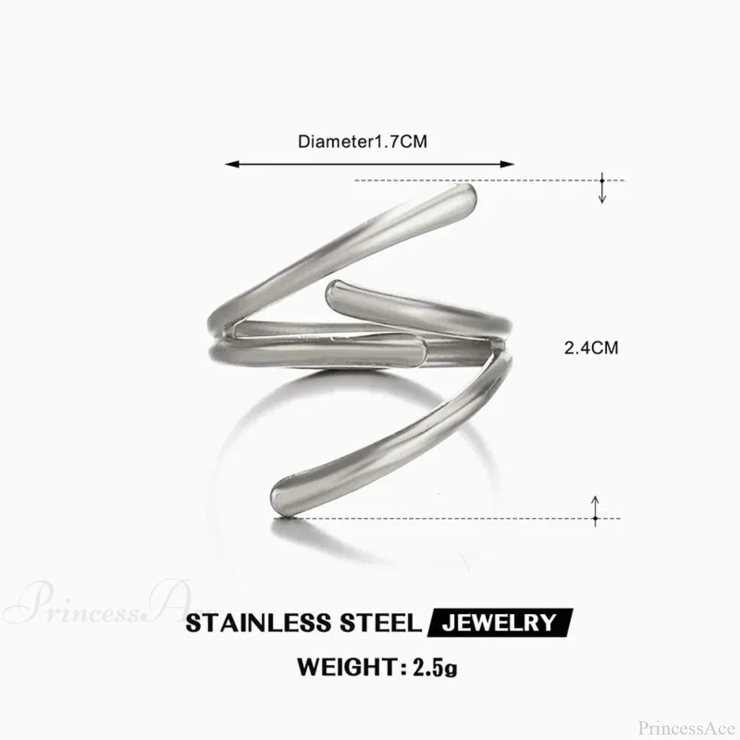 Shiny Metal Blossom Medieval Ring