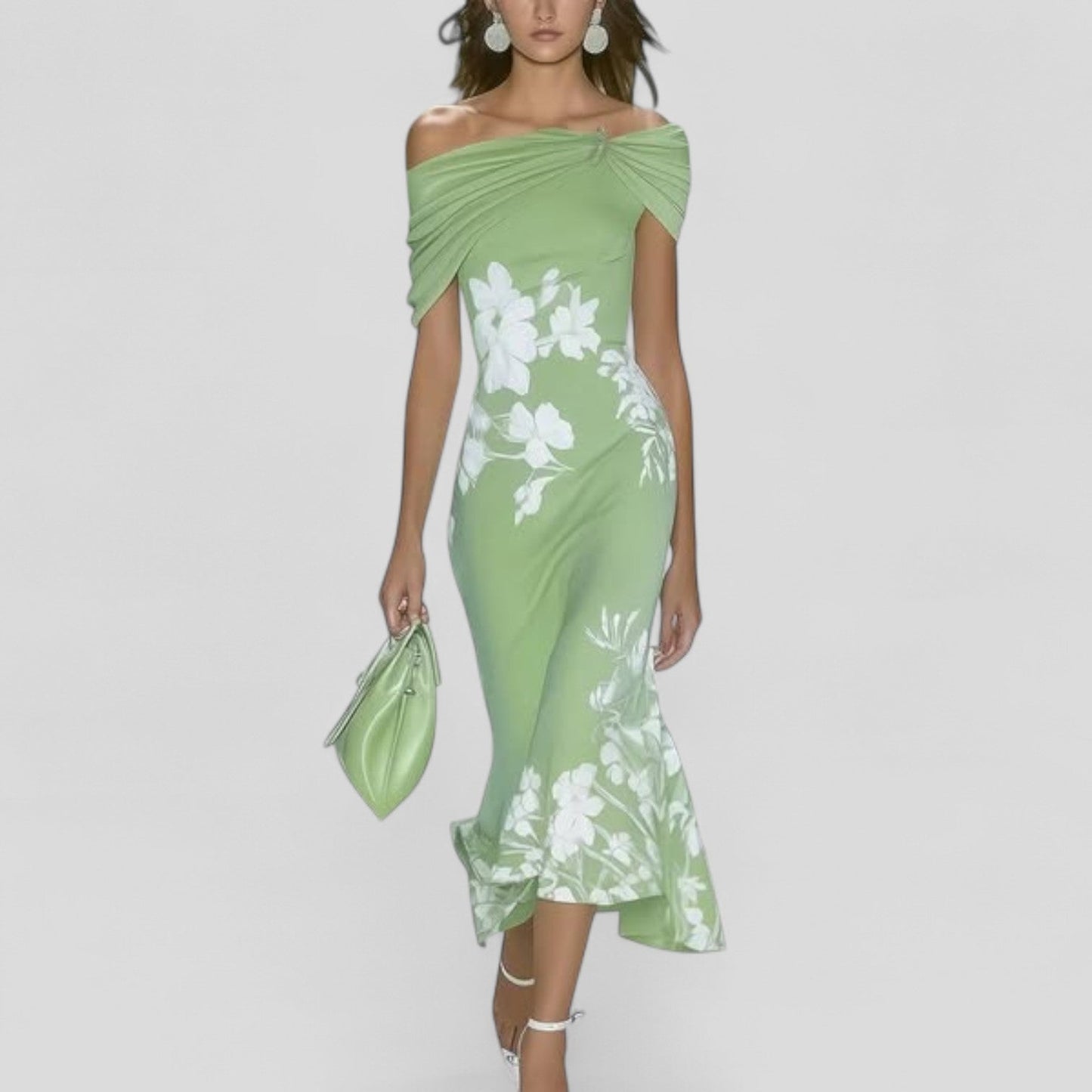 Sienna | Women's Bodycon Off-Shoulder Midi Dress