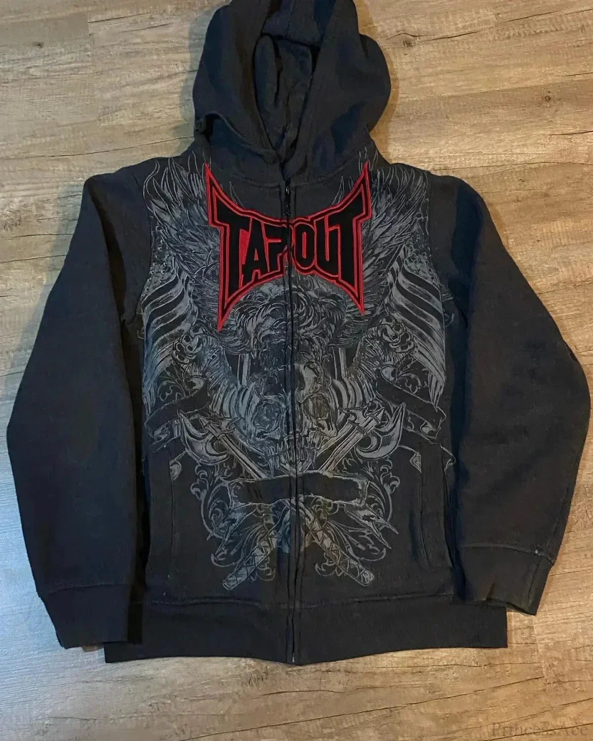 Skull Retro Zipper Hoodie
