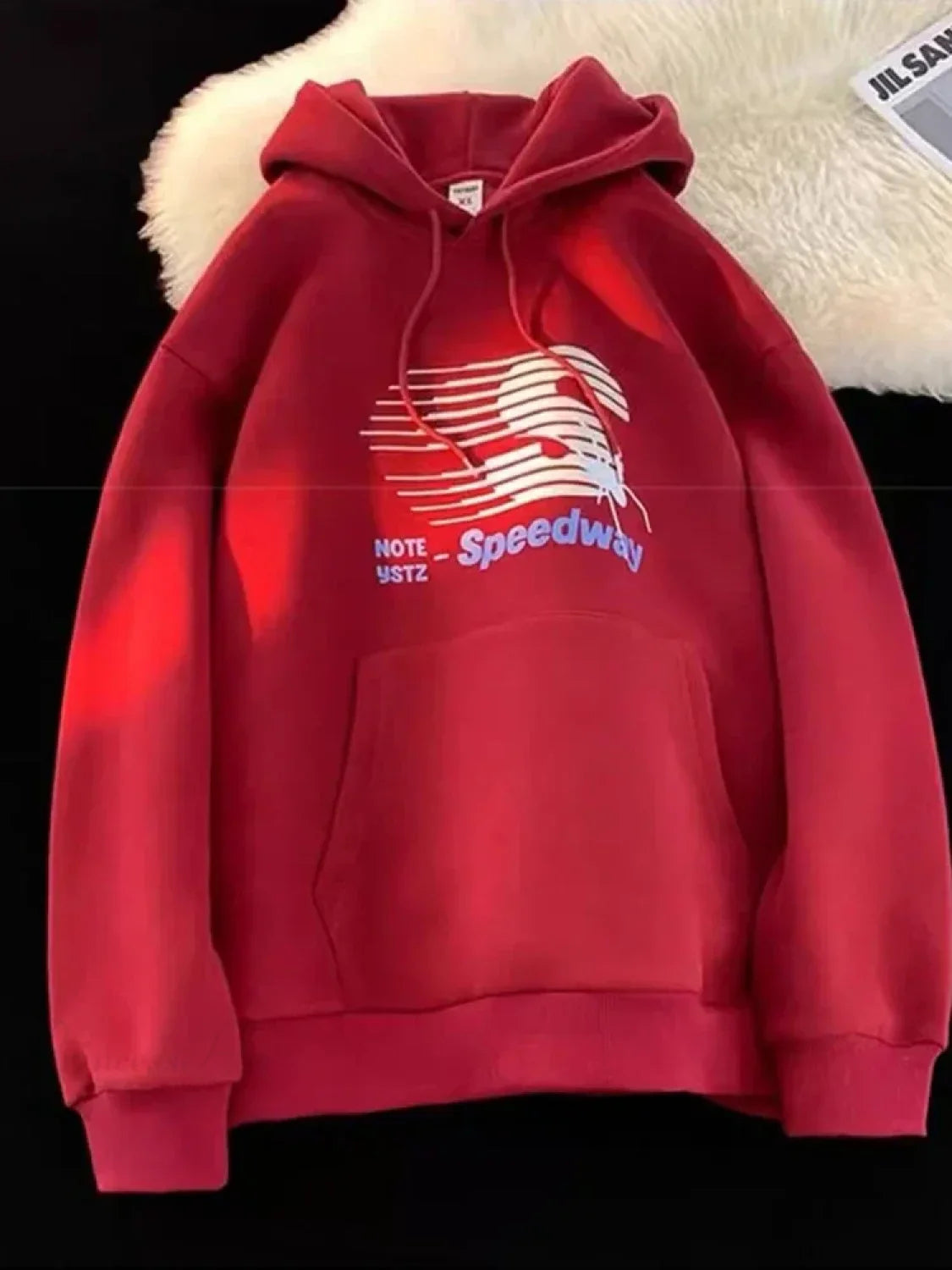 Speedway Letter Graphic Hoodie