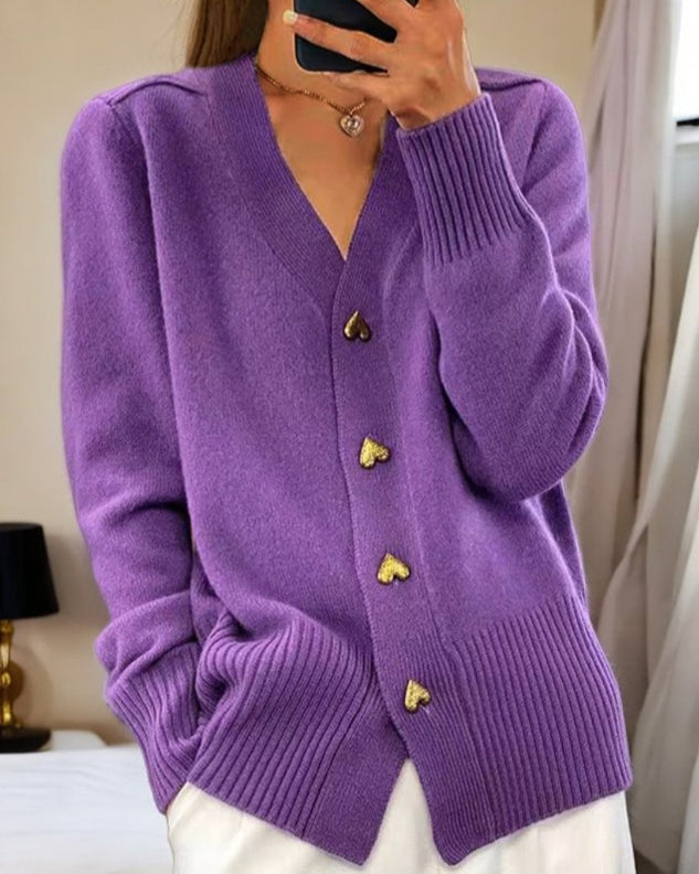 Chelsea | Women's V-Neck Cardigan Sweater