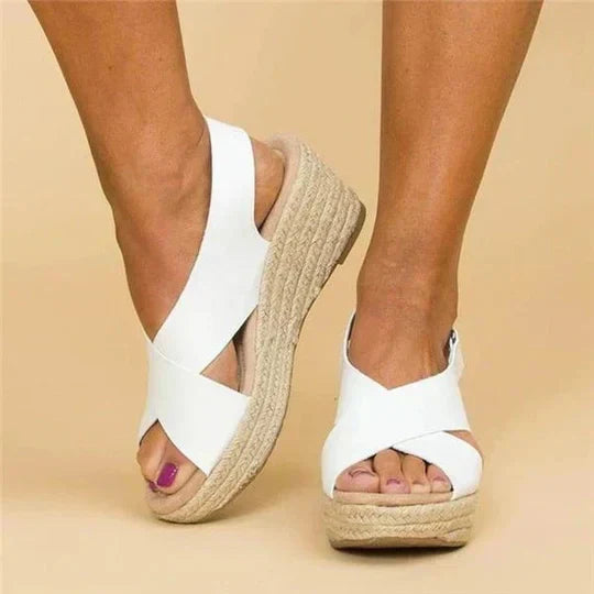 Mira® | Summery Chic Elegant Espadrille Sandals