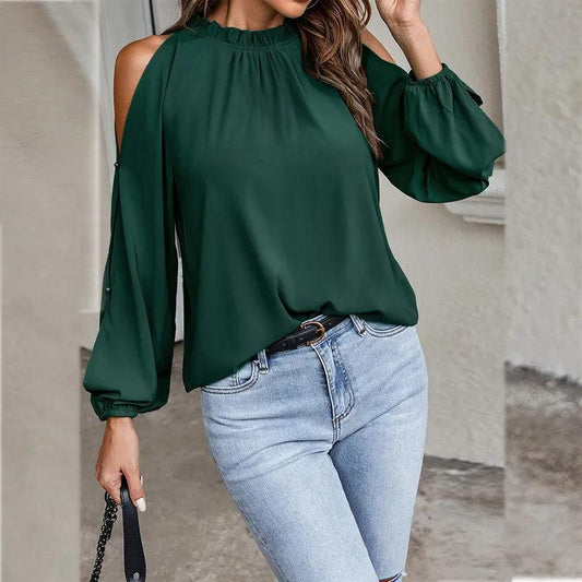 Magaly® | Stylish Blouse With Open Shoulders