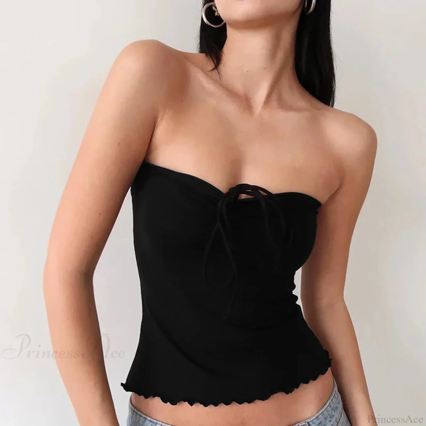 SYW 2000s Backless Crop Top