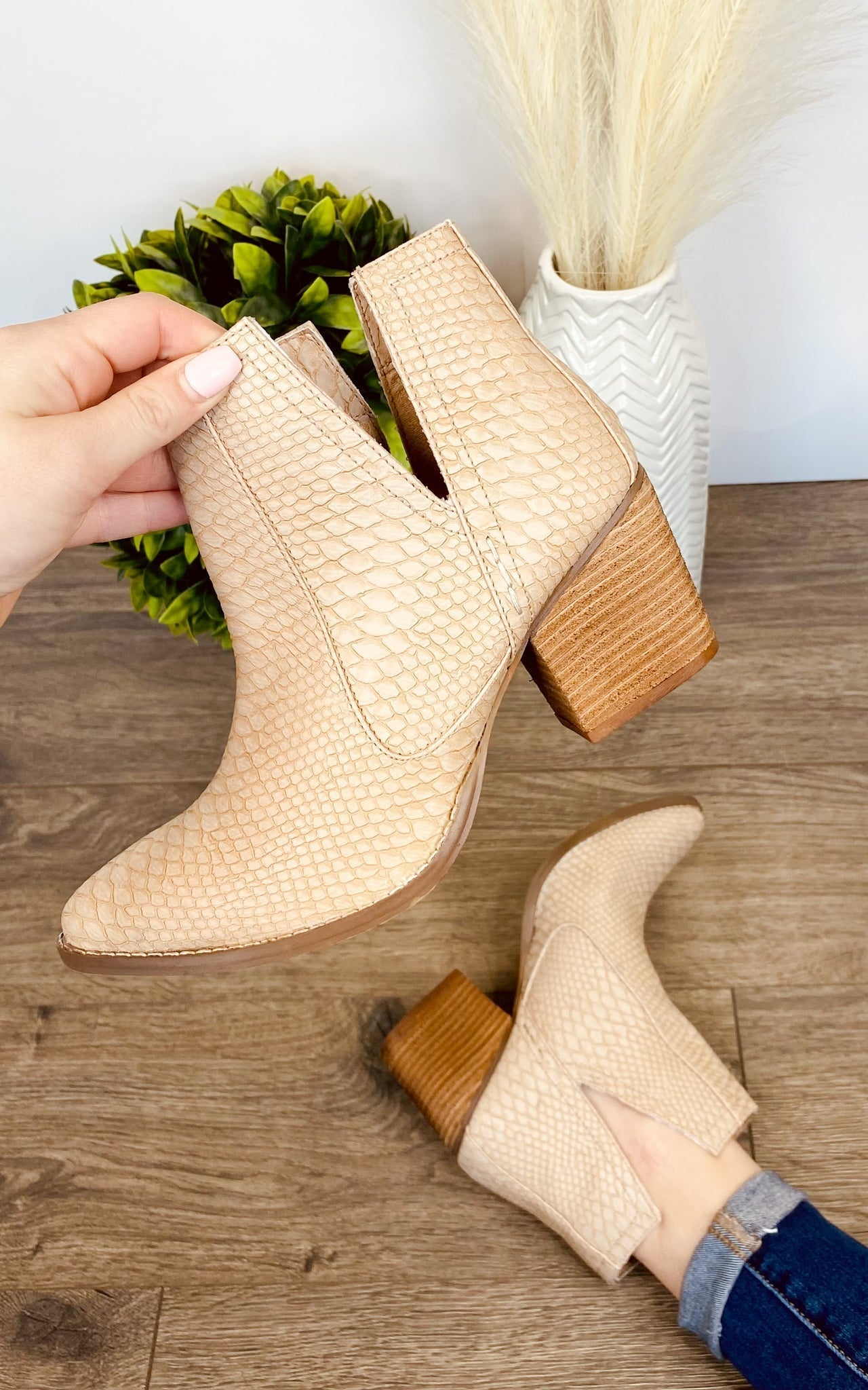 Annabelle | Tarim bootie in blush