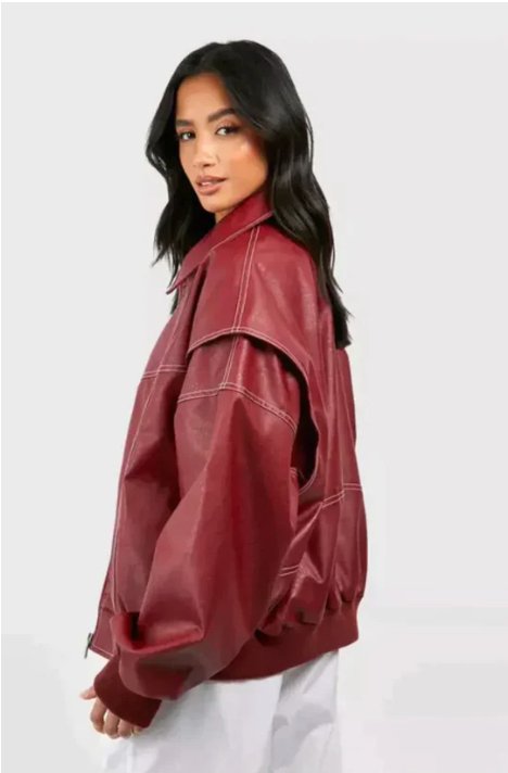 Zoe | OVERSIZE LEATHER JACKET