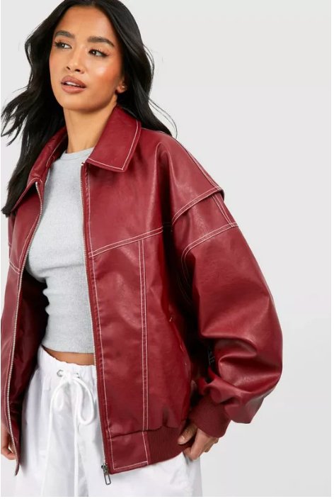 Zoe | OVERSIZE LEATHER JACKET