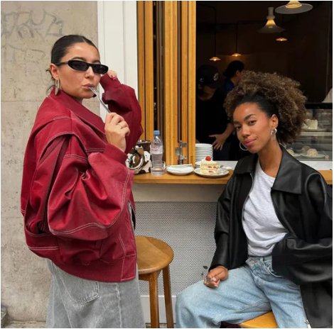 Zoe | OVERSIZE LEATHER JACKET