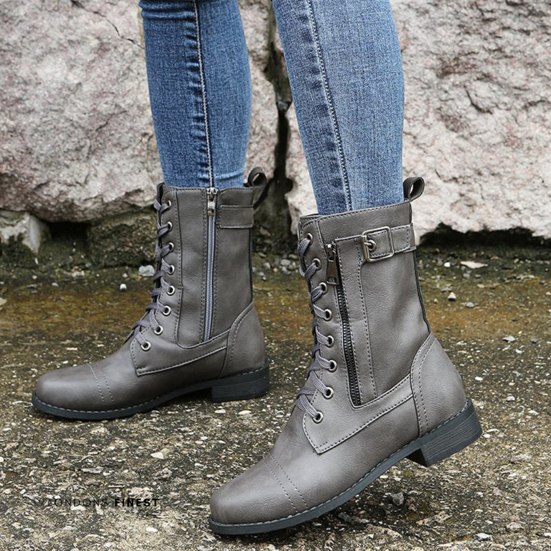 Anne | Orthopedic Lace-Up Boots