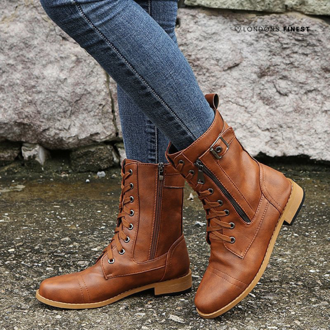 Anne | Orthopedic Lace-Up Boots