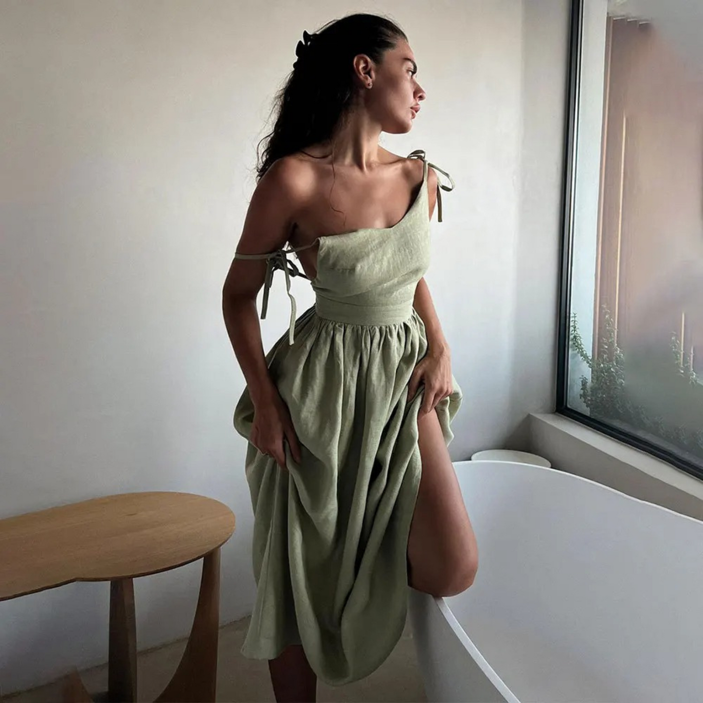 Tessa | Women's Sleeveless A-Line Maxi Dress