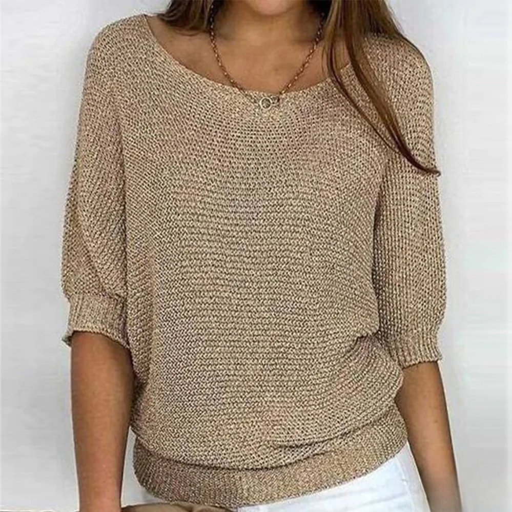 Brenda® | Shiny knit top for women