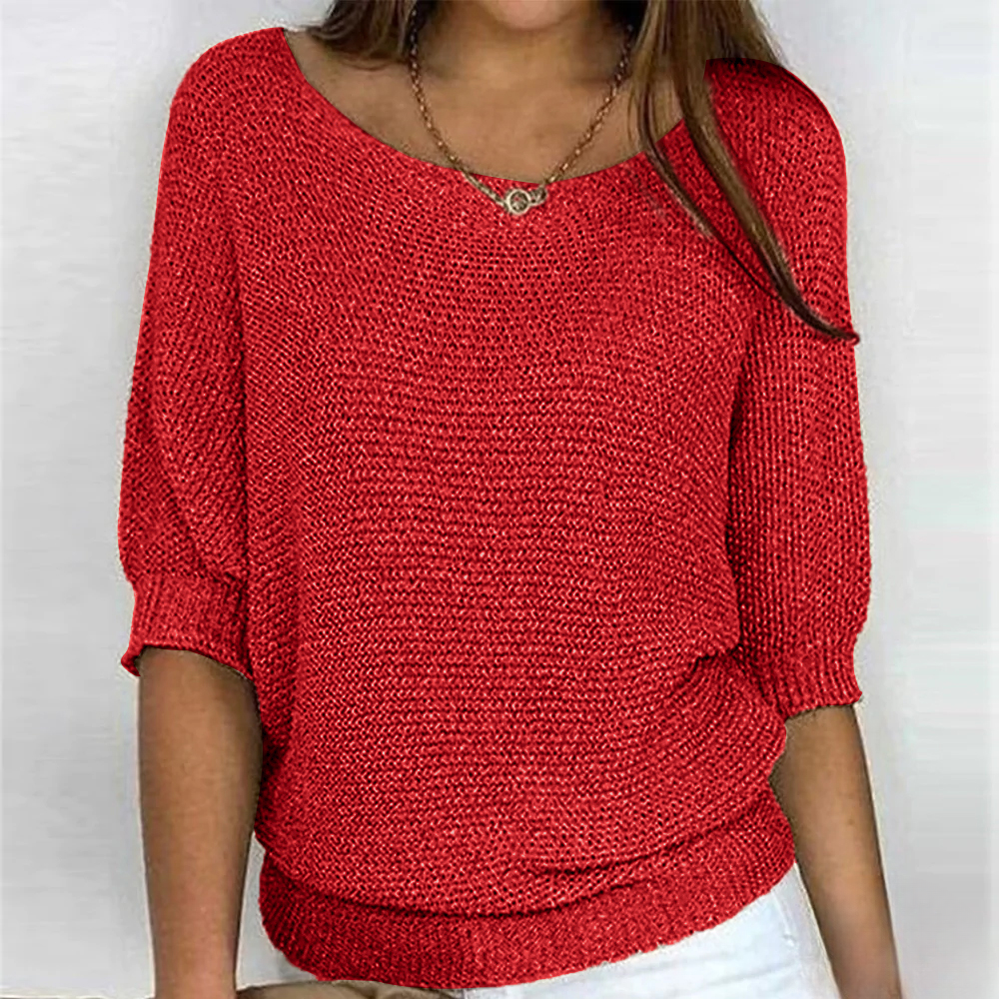 Brenda® | Shiny knit top for women