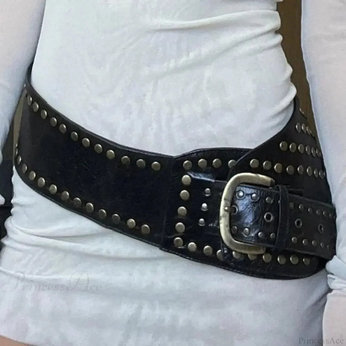 Uneven Rebel Gothic Leather Strap