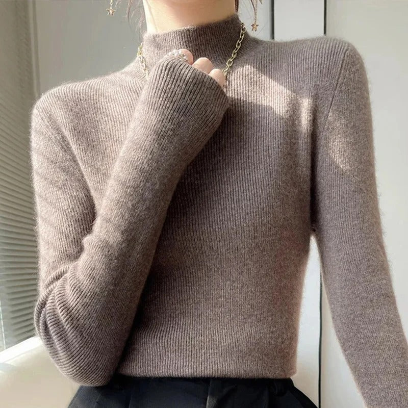 Esther | Negasi women's half turtleneck sweater
