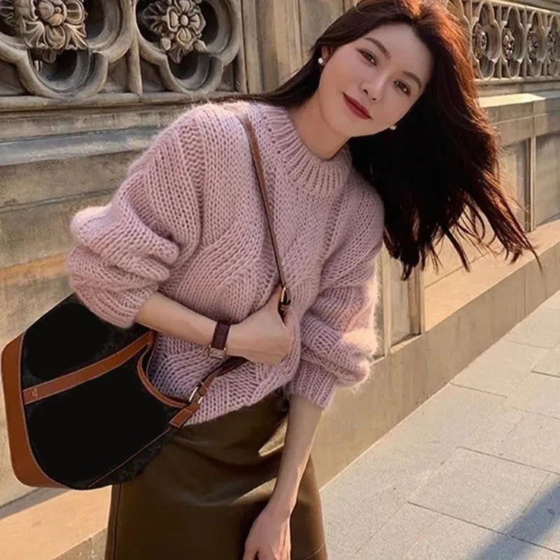 Mia | Oversized knit sweater for women