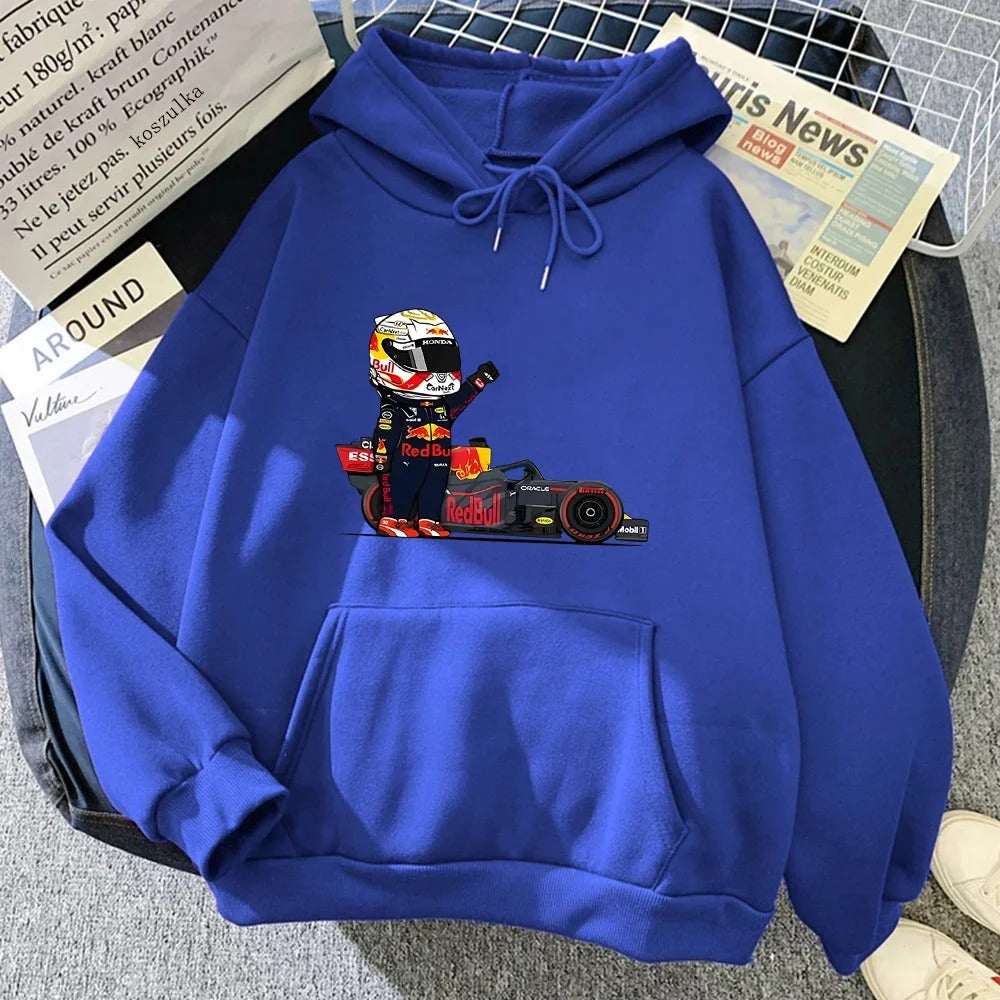 Matilde | Unisex hoodie with miniature F1 print
