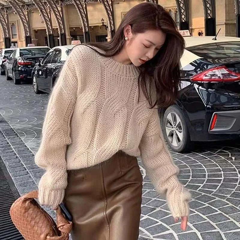 Jessa | Oversized knit sweater for women