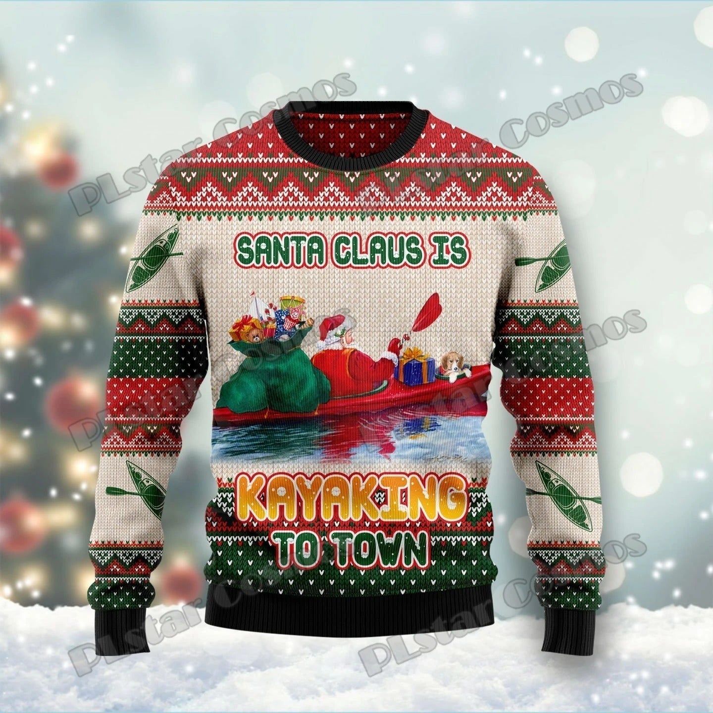 Jessica | Unisex Christmas jumper with festive motifs