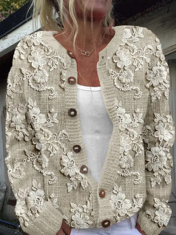 Dafne | STYLISH FLORAL CARDIGAN
