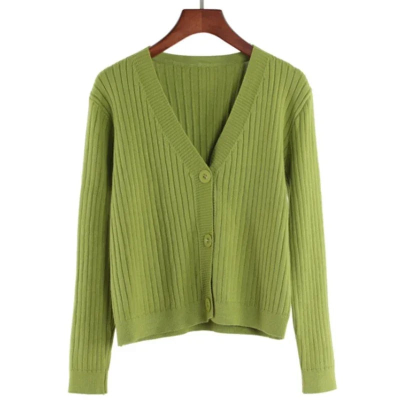 Marta | Casual women's sweater in pink, orange and blue for winter