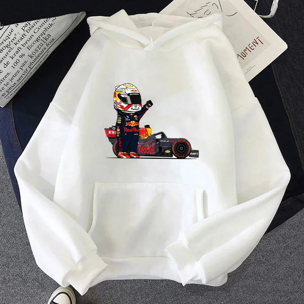 Matilde | Unisex hoodie with miniature F1 print