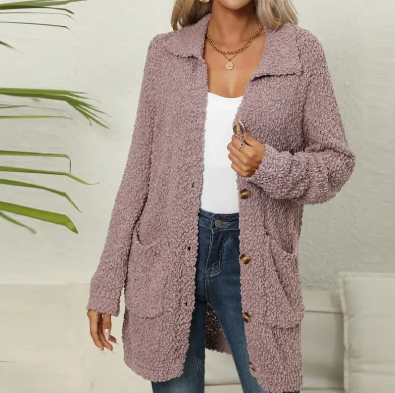 Julia | Long cardigan with pockets