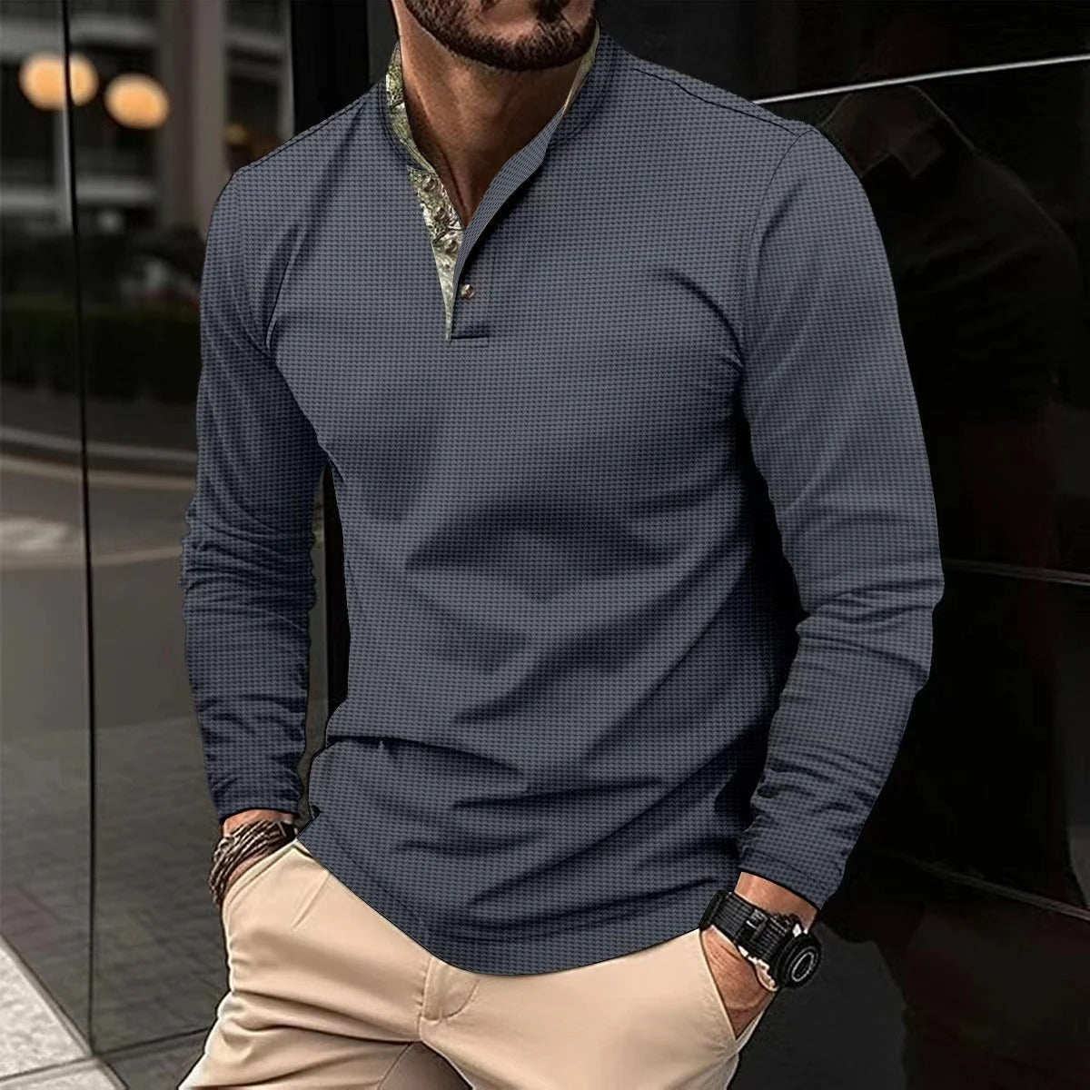 Sebastian | Men's Slim-Fit Long Sleeve Shirt