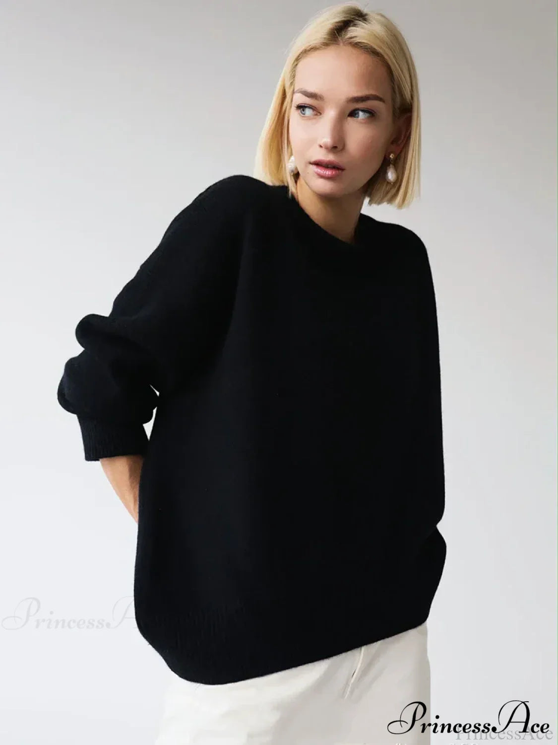 Vintage Casual Cozy Stylish Autumnal Streetwear Warm Long Sleeve Sweater