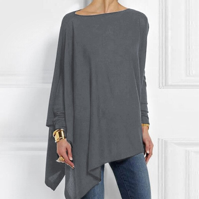 Luz María® | Elegant Asymmetric Blouse With A Loose Fit