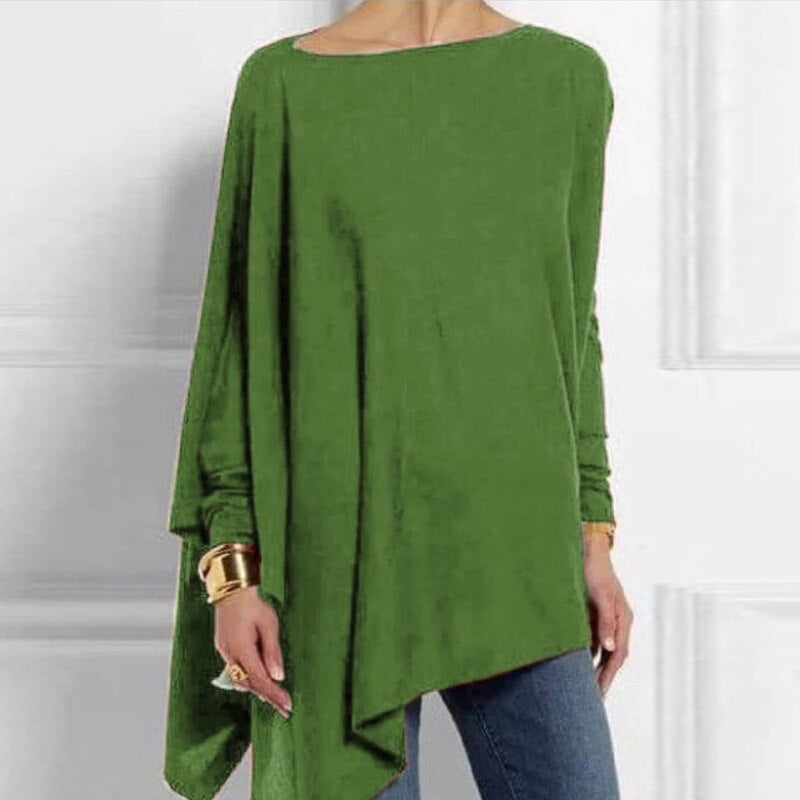 Luz María® | Elegant Asymmetric Blouse With A Loose Fit