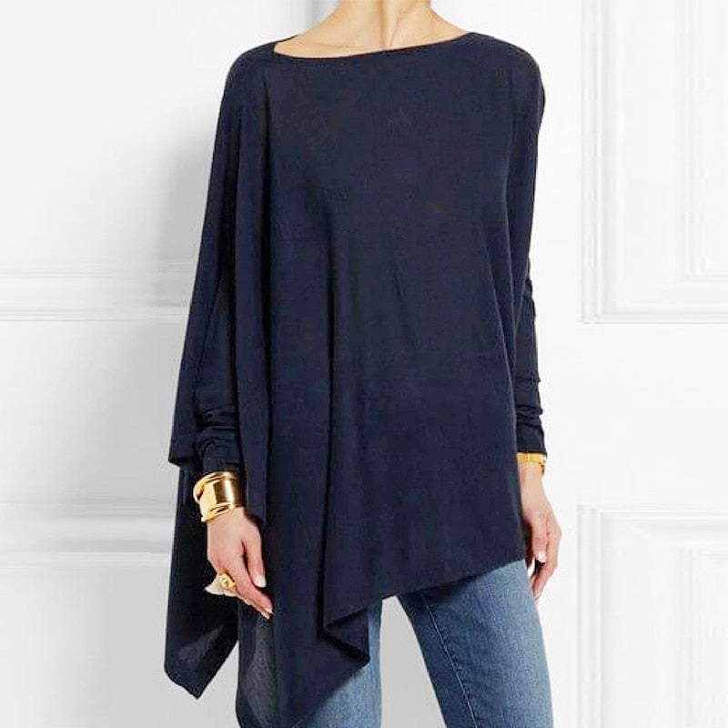 Luz María® | Elegant Asymmetric Blouse With A Loose Fit