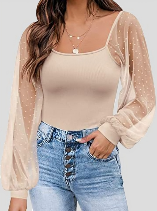Stephanie® | Chic Lighthouse Sleeve Blouse