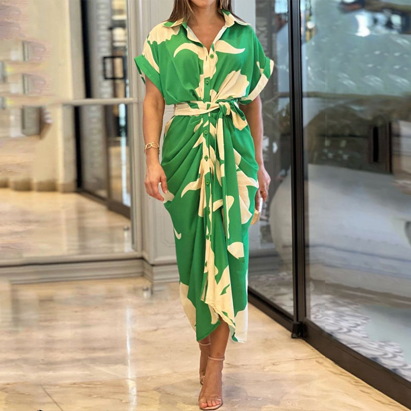 Susan | Elegant Summer Drape Dress for Stylish Comfort