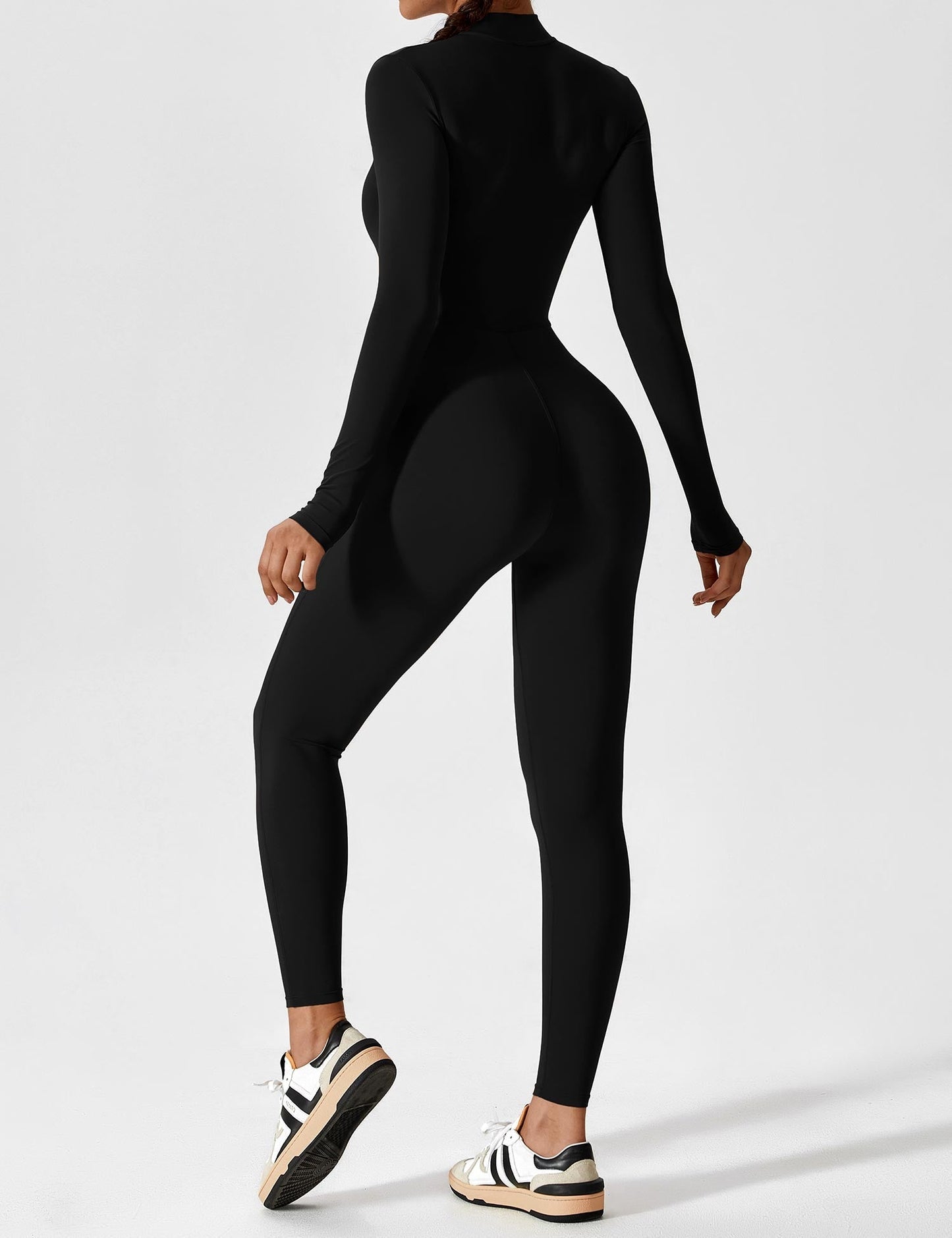 Julia | Women’s Spring Stretch Zip Up Jumpsuit