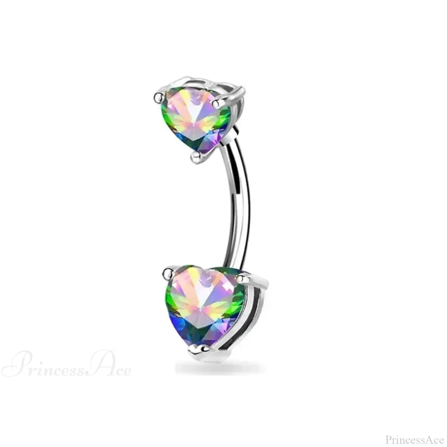 Zircon Bloom Dangle Gothic Belly Ring