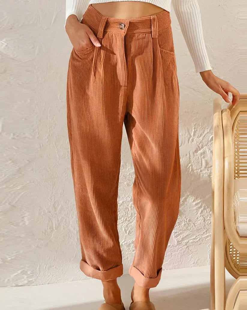 Lorena® | Women's straight high-waisted trousers